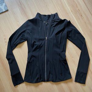 Athleta Salutation Jacket Powervita, Black, XS